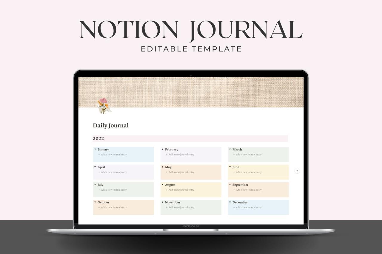 5 Template Notion Gratis Terbaik Untuk Mengatur Kehidupan (Jurnal, Keuangan, Tugas)