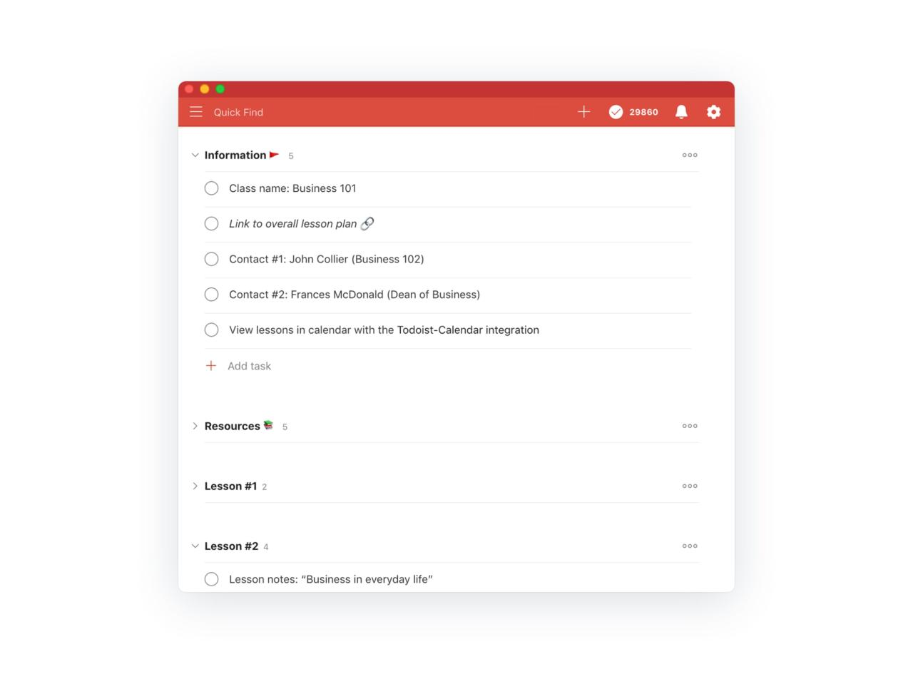 Cara Menggunakan Projects Vs Sections Di Todoist Untuk Mengatur Hidup